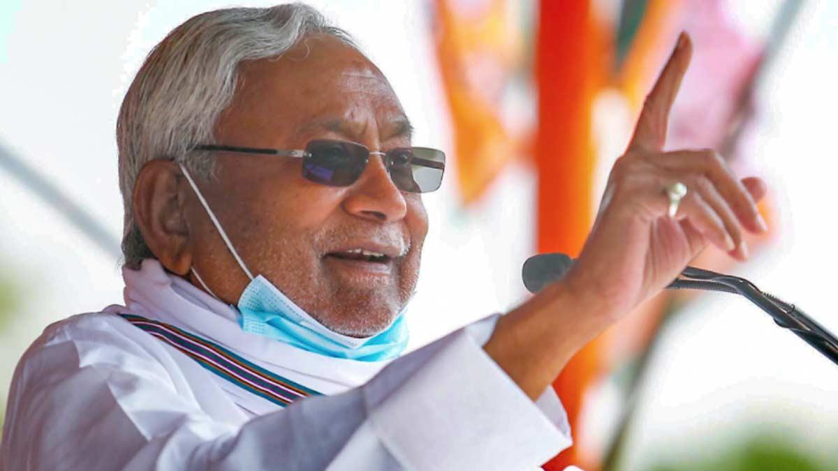 CM नीतीश कुमार ने आज पुलिस अफसरों के साथ बैठक की (फाइल-पीटीआई)