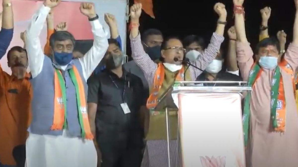 सीएम शिवराज ने कीं सबसे अधिक सभाएं