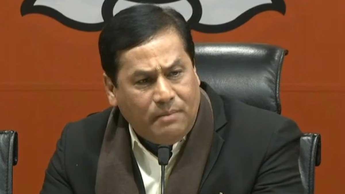 असम के मुख्यमंत्री सर्बानंद सोनोवाल (फाइल फोटो)