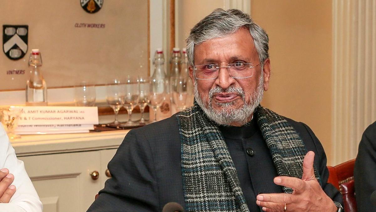 बिहार के पूर्व उप मुख्यमंत्री सुशील मोदी.(फाइल फोटो)