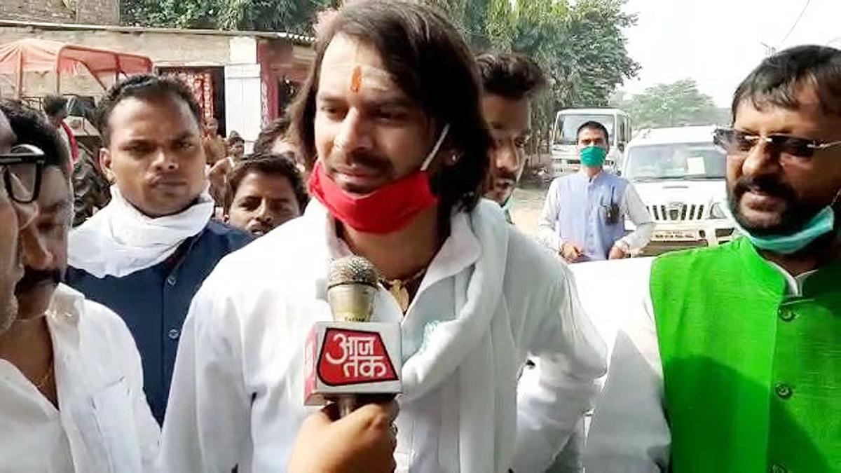 तेज प्रताप ने कहा- इस बार बिहार में महागठबंधन की ही सरकार आएगी.