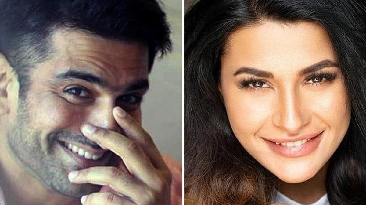 Eijaz Khan and Pavitra Punia in Bigg Boss 14.