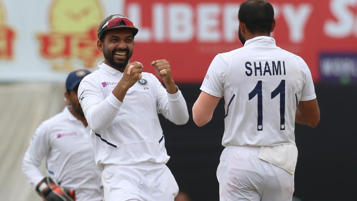 Ajinkya Rahane and Mohammed Shami (@BCCI)
