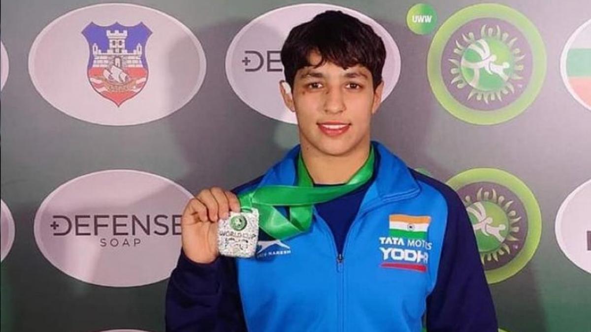 India's Anshu Malik (Twitter)