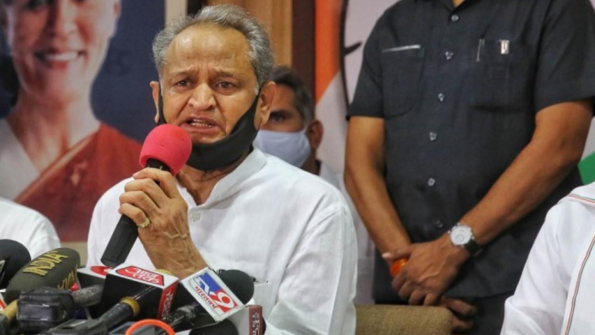 राजस्थान के मुख्यमंत्री अशोक गहलोत 