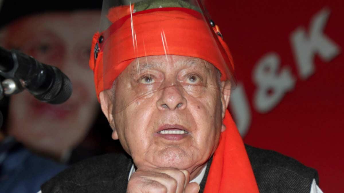 पूर्व मुख्यमंत्री फारूक अब्दुल्ला की 12 करोड़ की संपत्ति सीज (फाइल-पीटीआई)