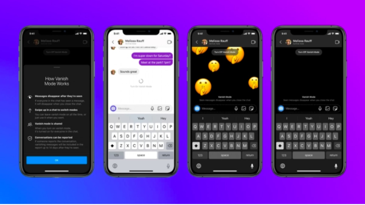 Instagram Vanish Mode