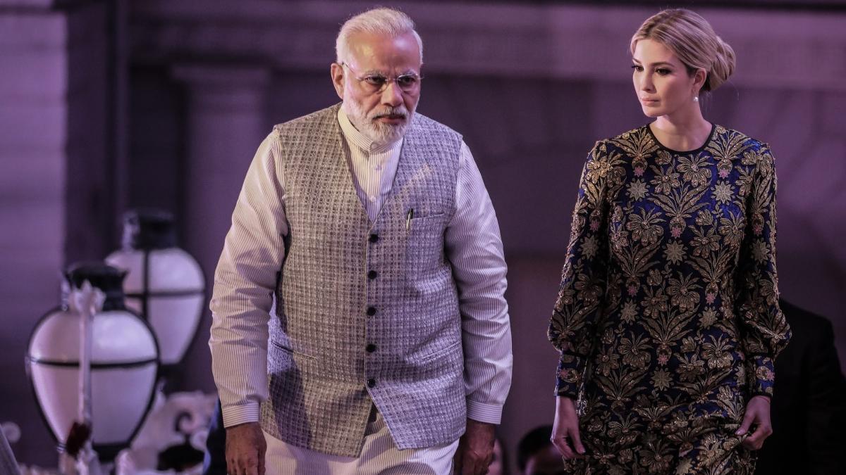 इवांका ट्रंप ने साझा की पीएम मोदी के साथ तस्वीर