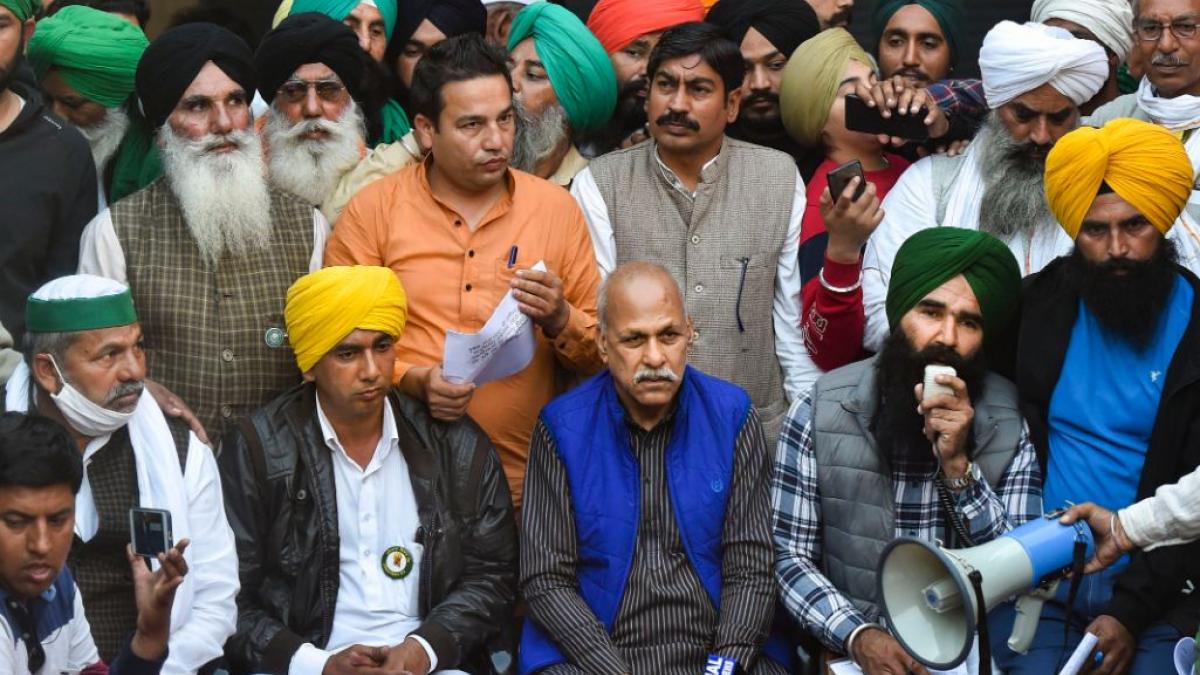 दिल्ली बॉर्डर पर जारी किसानों का आंदोलन (PTI फोटो)