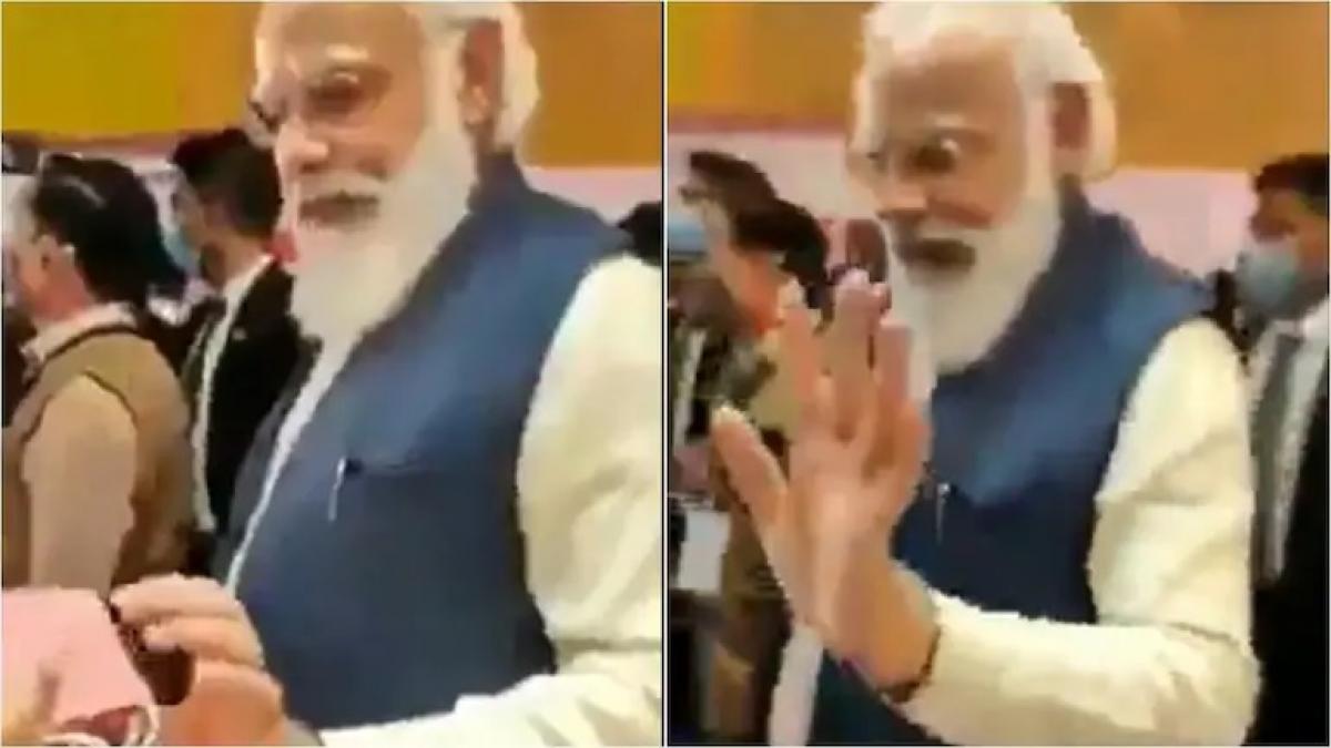 AAP द्वारा साझा वीडियो का एक ग्रैब