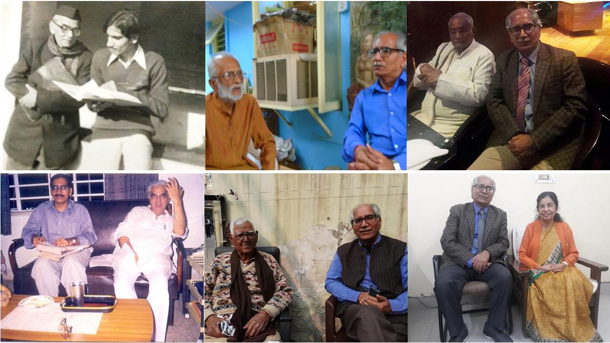 अपने प्रिय लेखकों, साहित्यकारों के साथ डॉ ओम निश्चल
