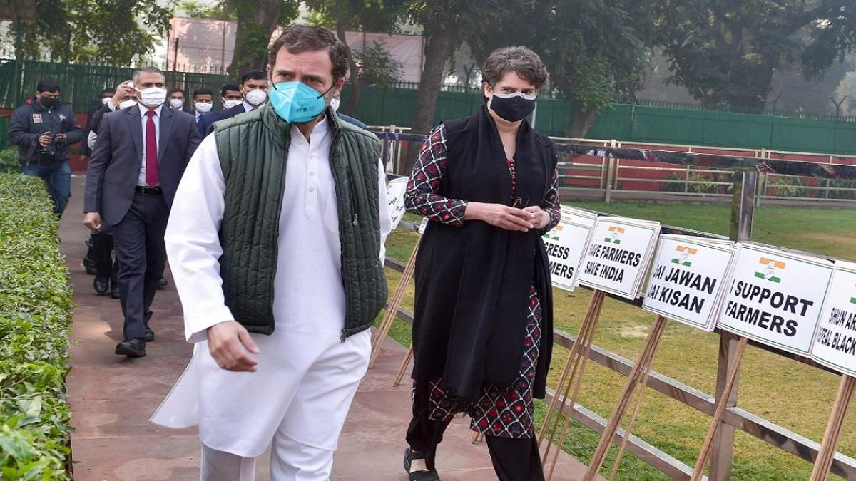 कांग्रेस के पूर्व अध्यक्ष राहुल गांधी और प्रियंका गांधी (फाइल फोटो) 