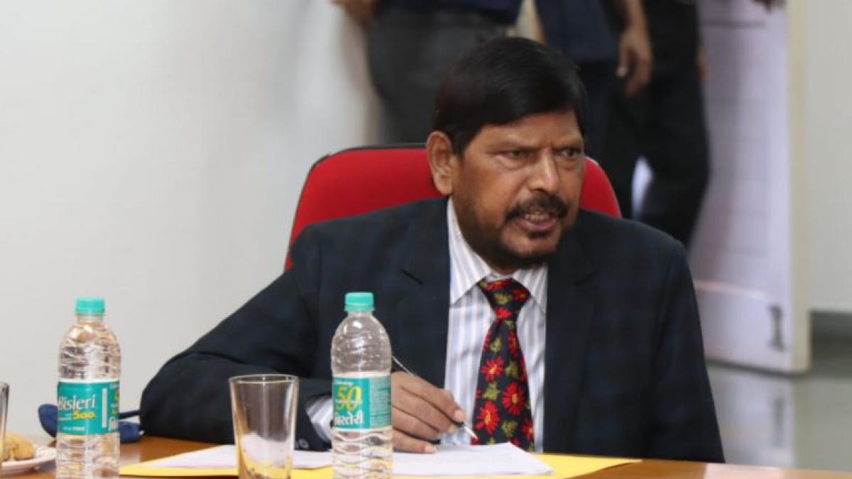 केंद्रीय मंत्री रामदास अठावले (फोटो- ट्विटर)