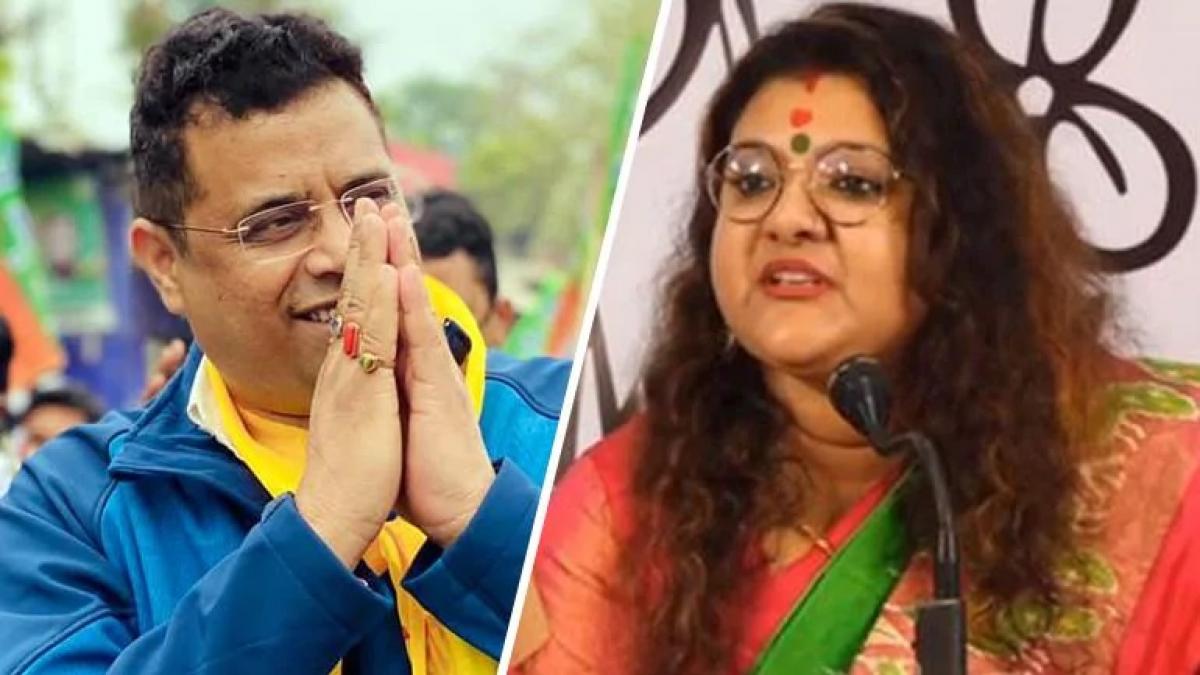 बीजेपी सांसद सौमित्र खान और उनकी पत्नी सुजाता (फाइल फोटो)