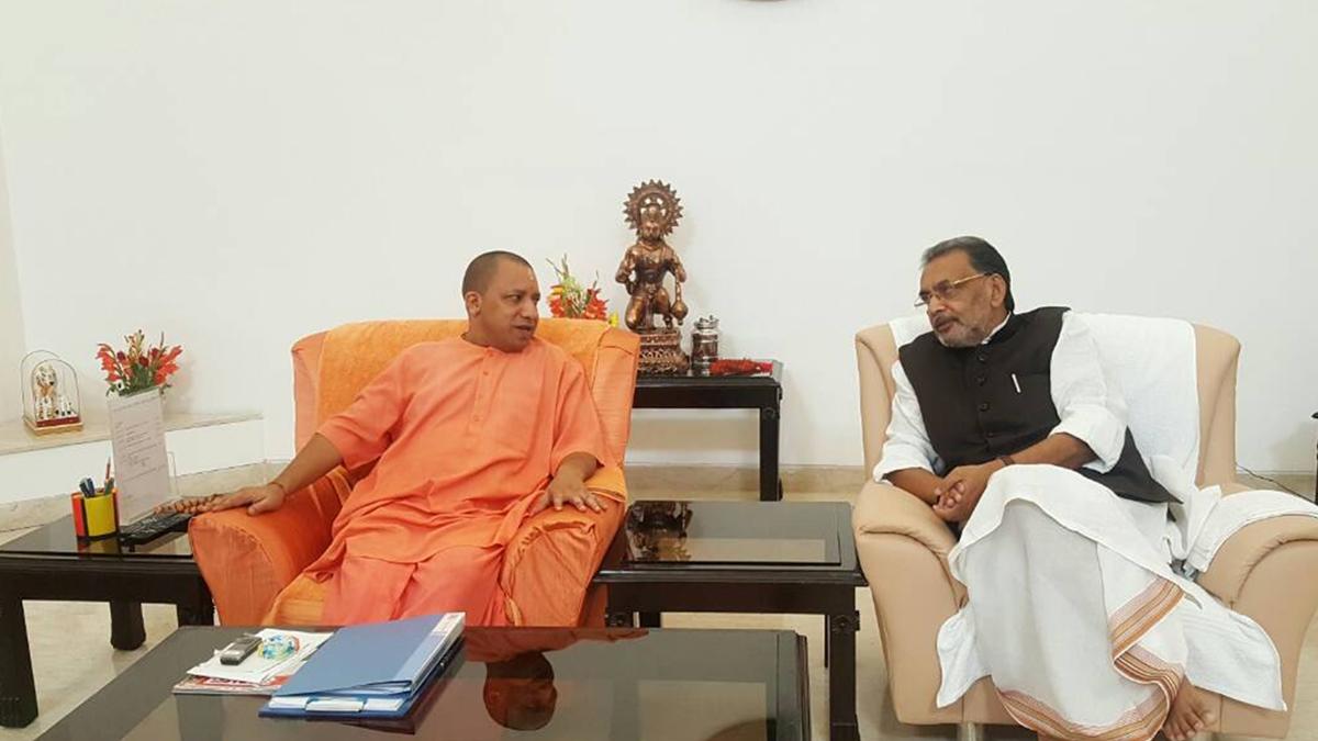 राधामोहन सिंह और सीएम योगी 