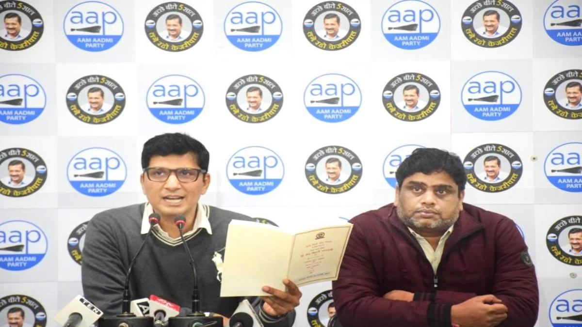 AAP नेता सौरभ भारद्वाज ने लगाए बीजेपी पर आरोप 