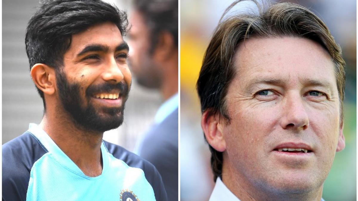 Jasprit Bumrah and Glenn McGrath (Getty)