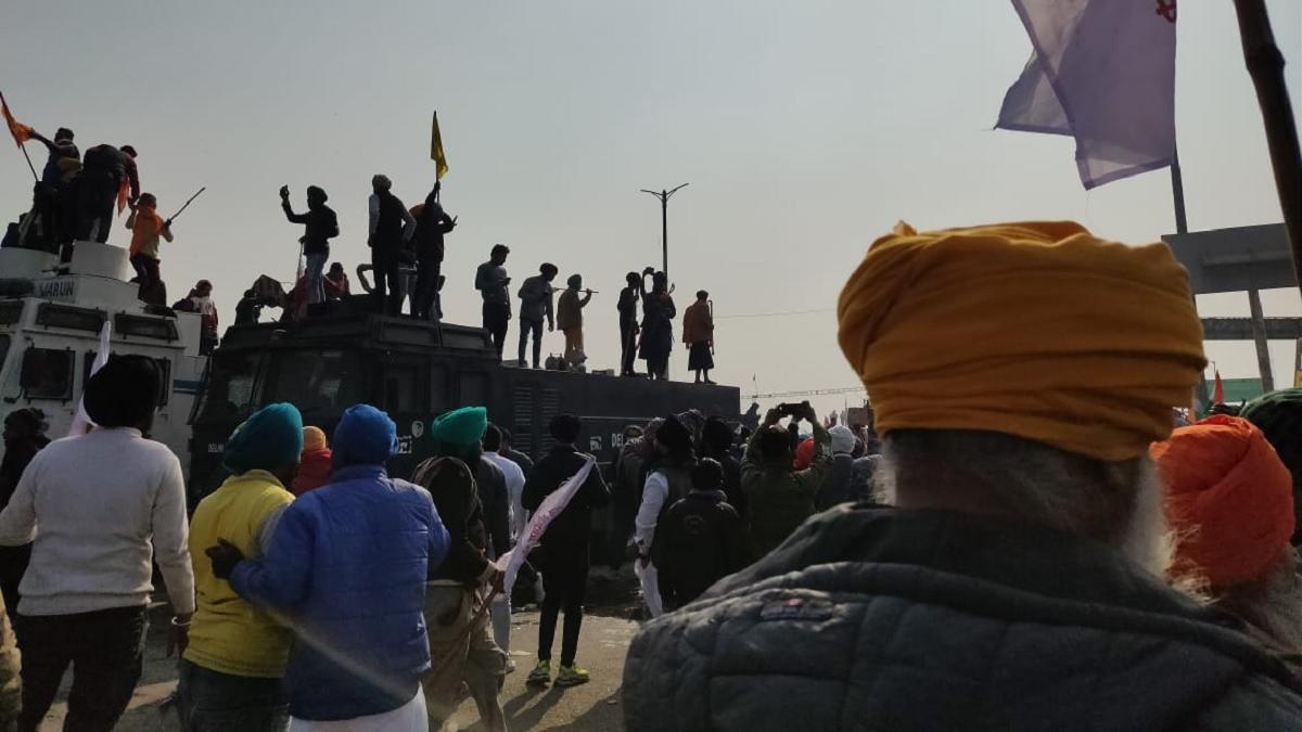 किसानों के प्रदर्शन में शामिल था मृतक (फोटोः हार्दिक छाबड़ा/ इंडिया टुडे)