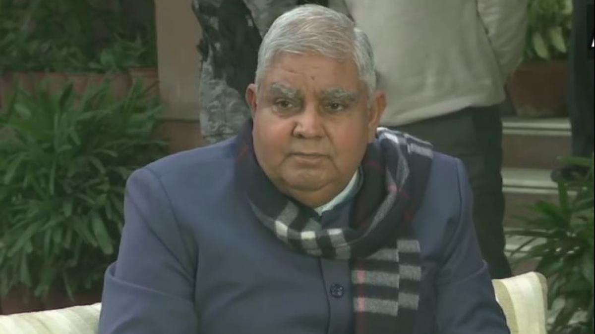 राज्यपाल धनखड़ ने पश्चिम बंगाल की सुरक्षा को खतरे में बताया (फोटो- एएनआई)