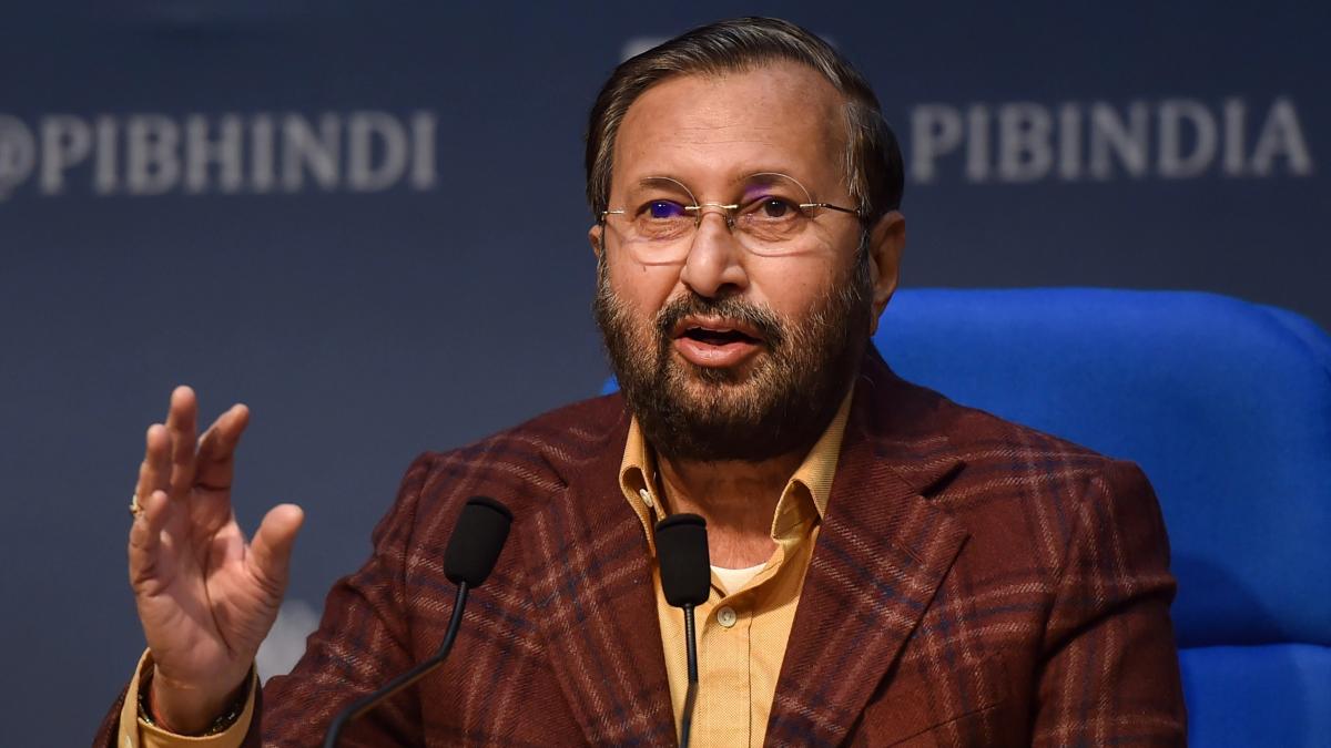 केंद्रीय मंत्री प्रकाश जावड़ेकर (फाइल फोटो: PTI)