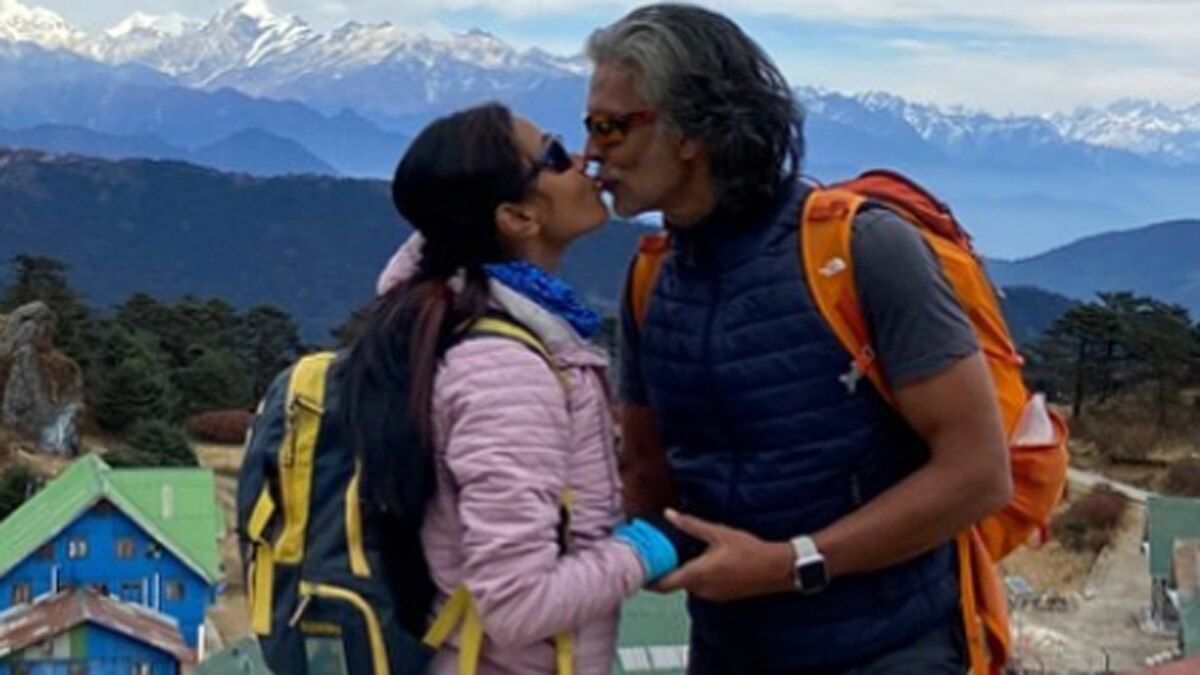 मिलिंद सोमन संग उनकी पत्नी