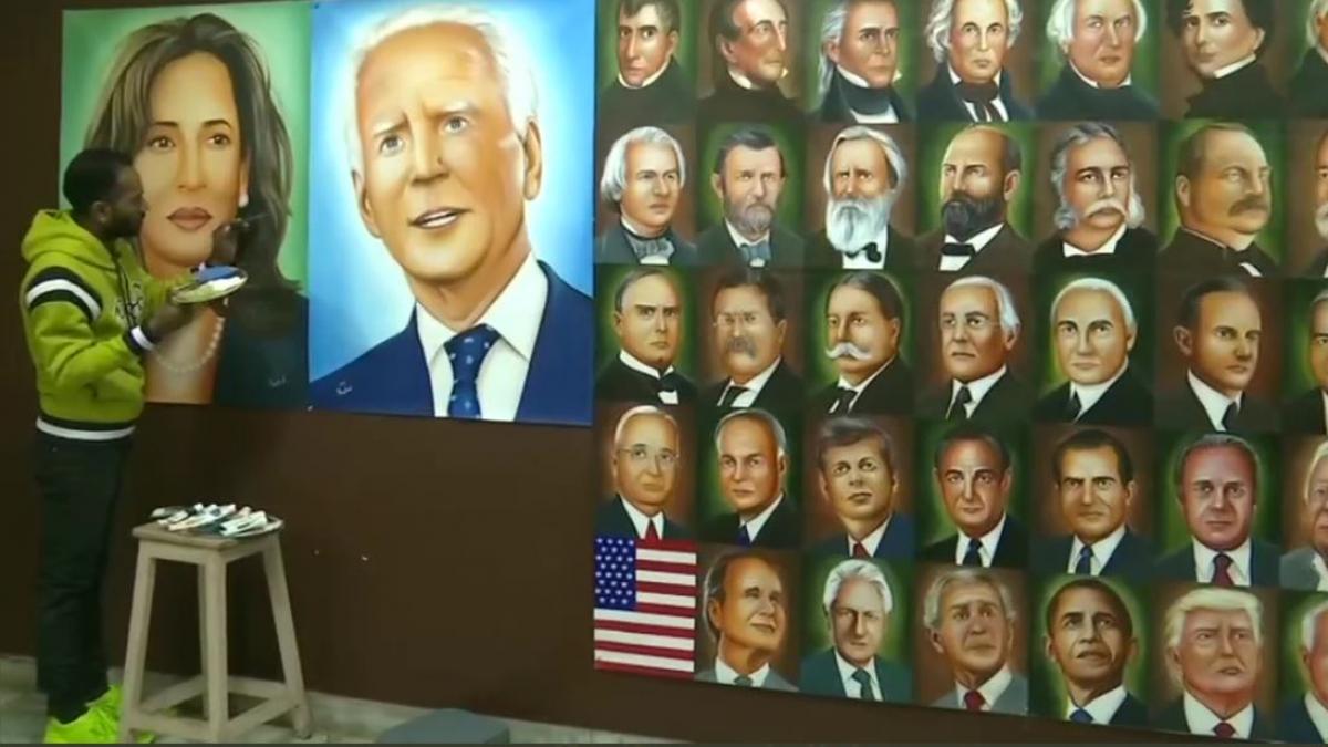 अमृतसर के चित्रकार ने बनाई तस्वीर 