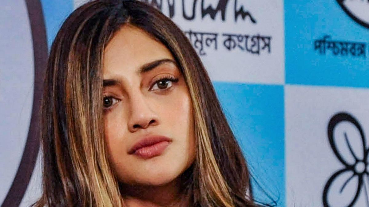 टीएमसी सांसद नुसरत जहां ने नारेबाजी की निंदा की (फाइल फोटो-PTI)