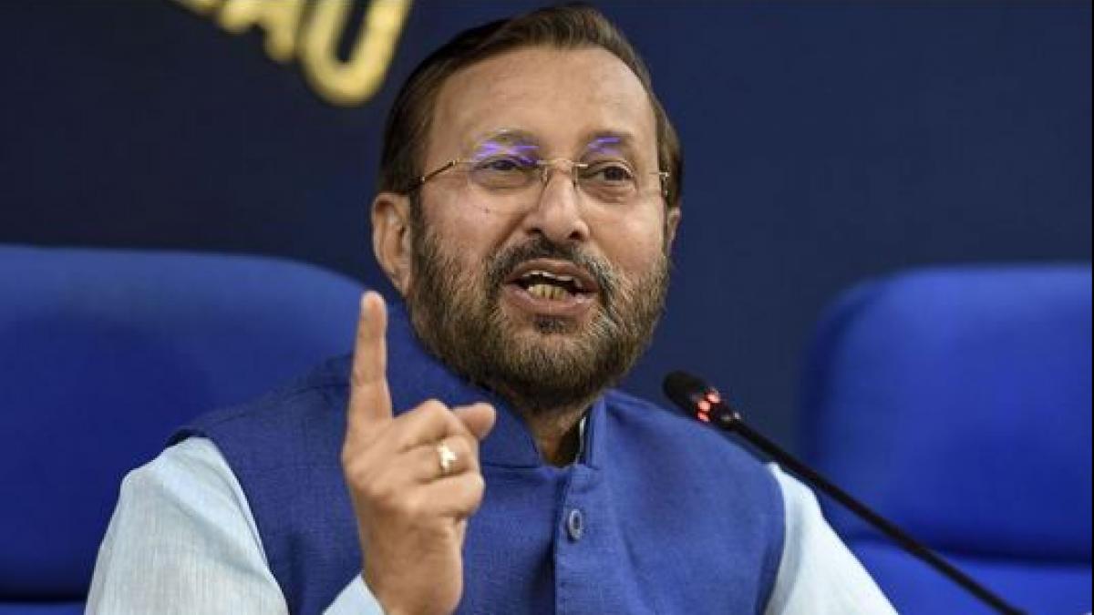 केंद्रीय मंत्री प्रकाश जावड़ेकर