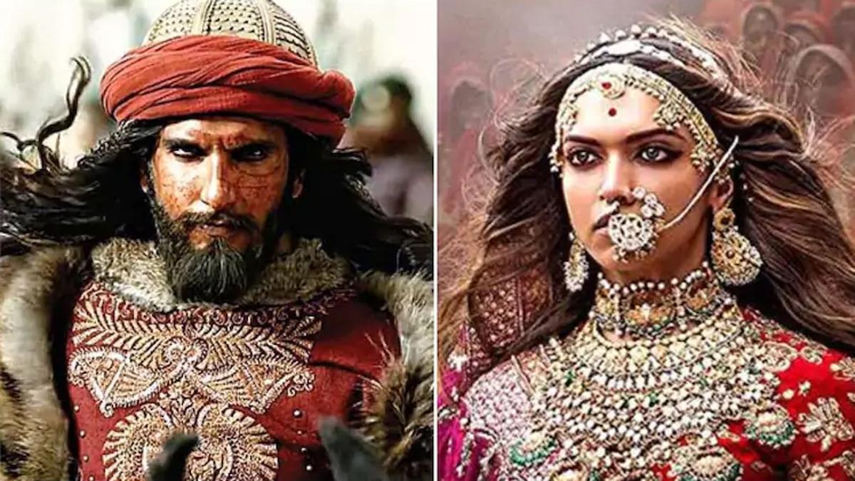 पद्मावत फ‍िल्म में रणवीर स‍िंह-दीप‍िका पादुकोण 