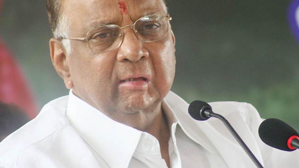  राकांपा अध्यक्ष शरद पवार