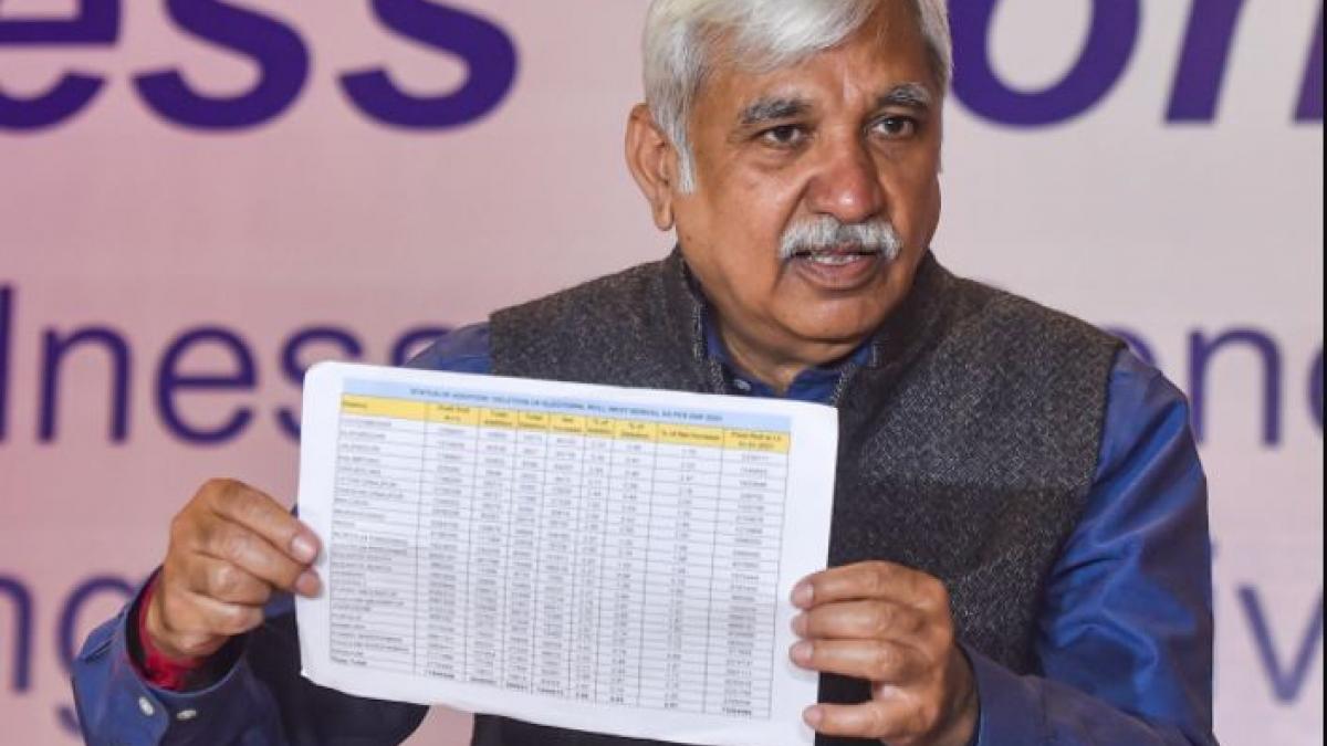 मुख्य चुनाव आयुक्त सुनील अरोड़ा (फोटो-पीटीआई)