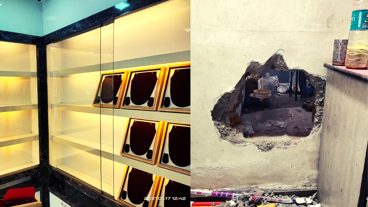 ज्वैलरी शॉप से करोड़ों का माल उड़ा ले गए चोर