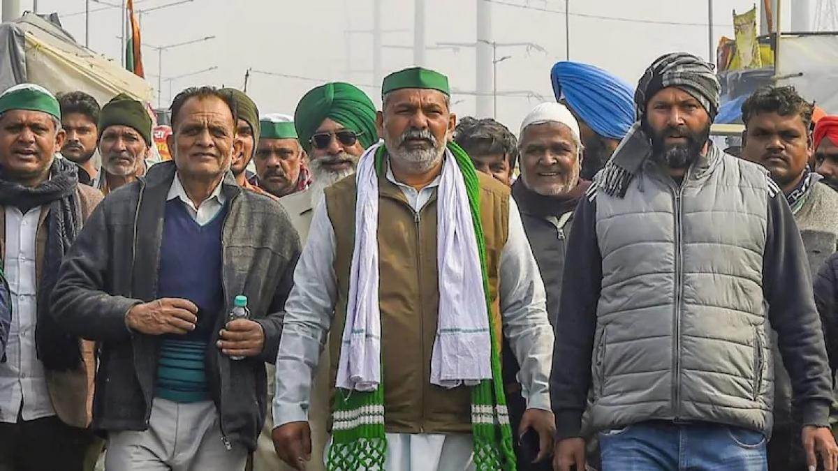 किसान नेता राकेश टिकैत को मिला समर्थन