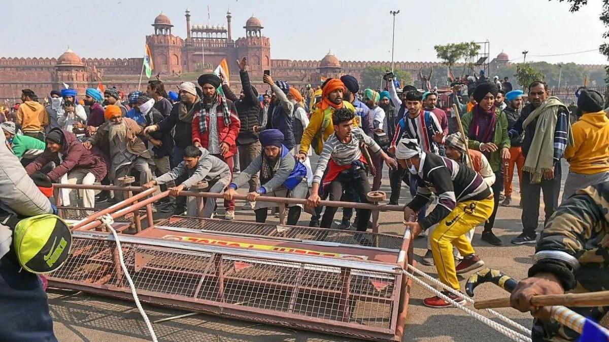 26 जनवरी को ट्रैक्टर परेड के दौरान उपद्रव