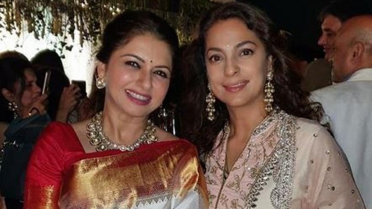 जूही चावला संग भाग्यश्री