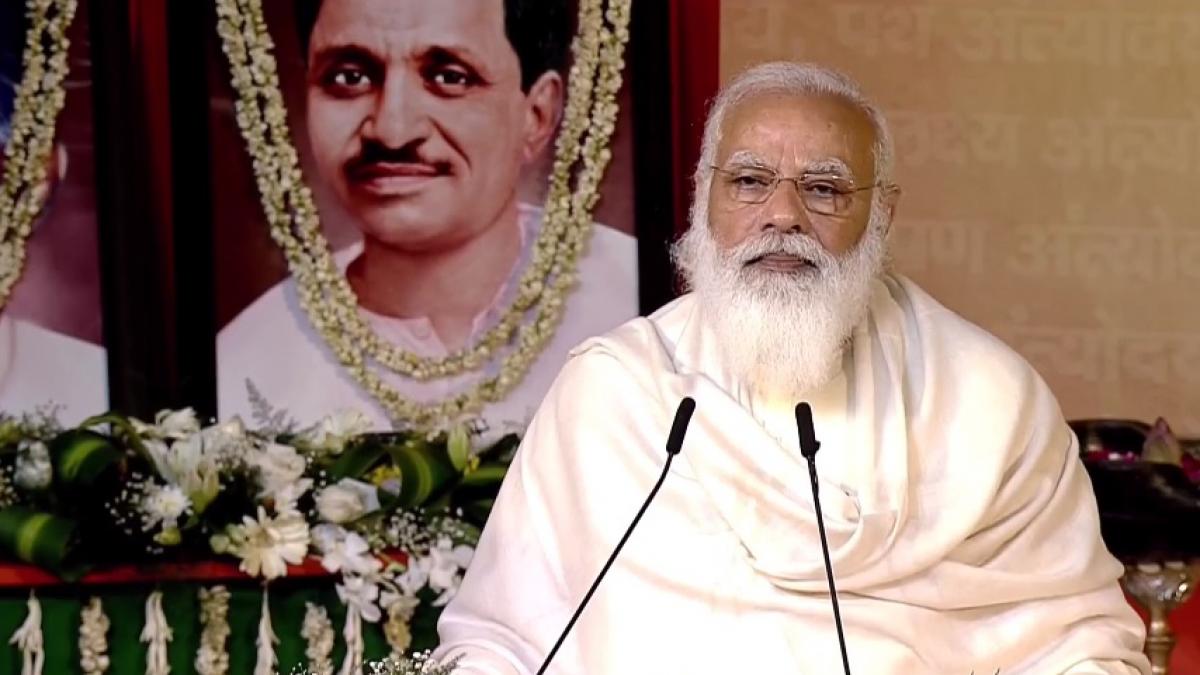 प्रधानमंत्री नरेंद्र मोदी ने बीजेपी सांसदों को किया संबोधित