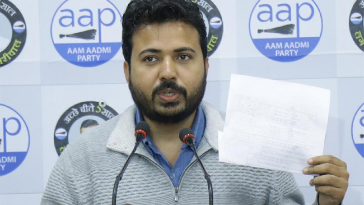 आम आदमी पार्टी के MCD प्रभारी दुर्गेश पाठक (फोटो-ट्विटर/@AAPDelhi)