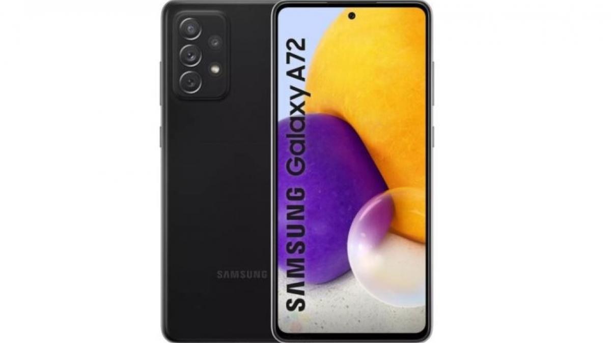 Galaxy A72 leaked render 