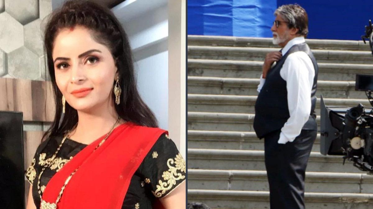 गहना वश‍िष्ठ-अमिताभ बच्चन 