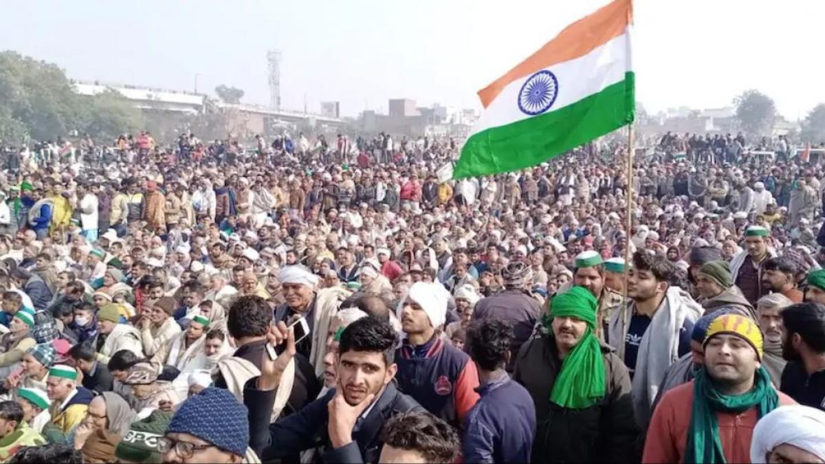 किसान आंदोलन (प्रतीकात्मक तस्वीर) 