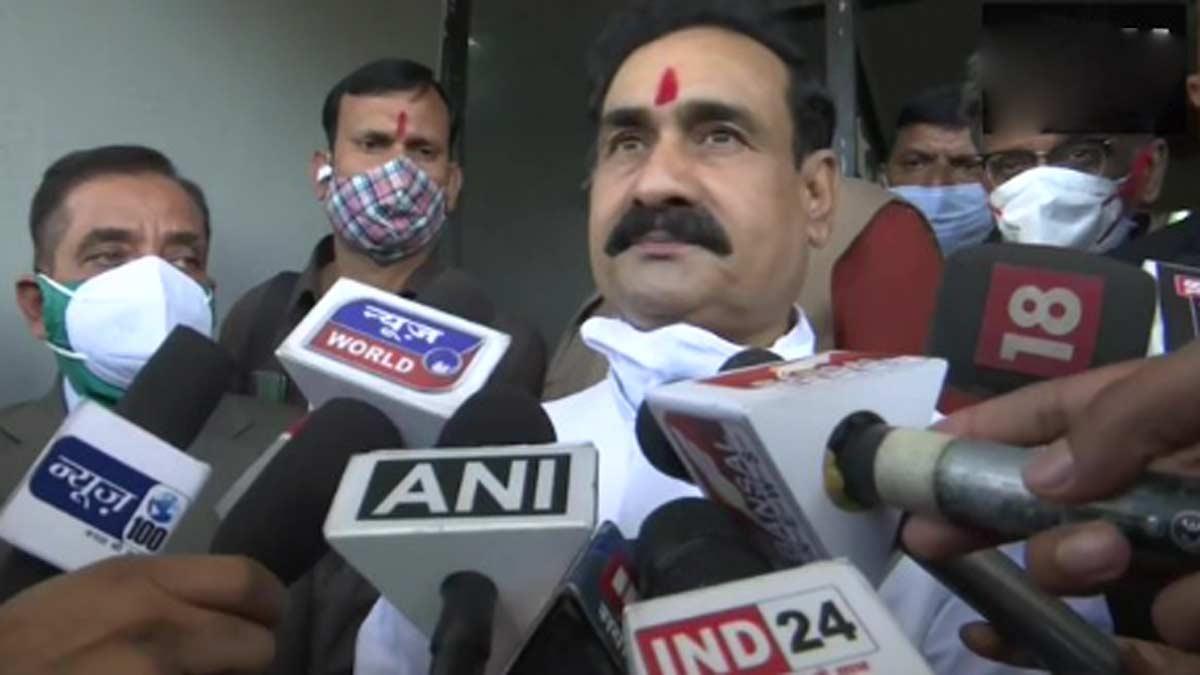 मध्यप्रदेश के गृह मंत्री नरोत्तम मिश्रा (ANI)