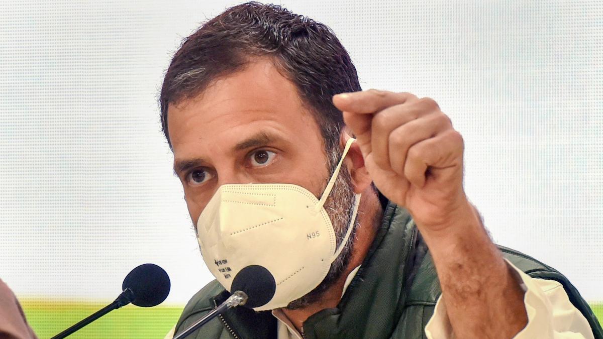 कांग्रेस नेता राहुल गांधी ने साधा निशाना (PTI)