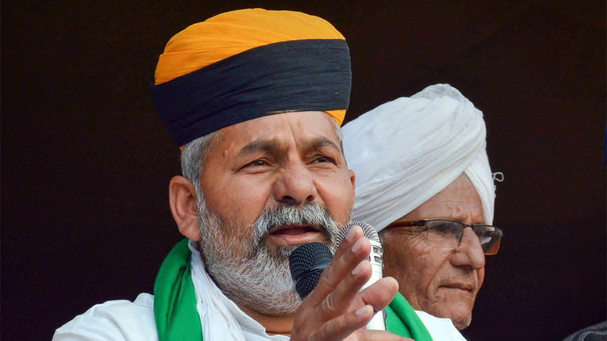 भारतीय किसान यूनियन के नेता राकेश टिकैत (फोटो-PTI)