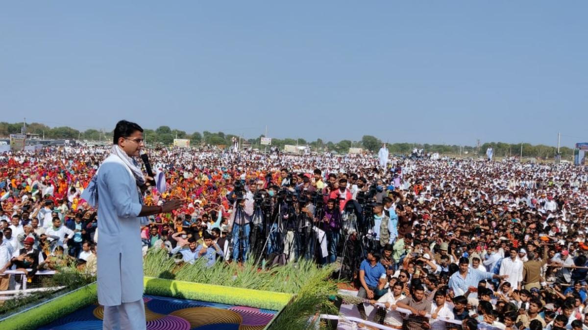 किसान बिल के खिलाफ सचिन पायलट की किसान पंचायत