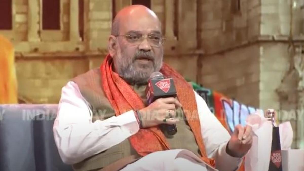 इंडिया टुडे कॉन्क्लेव में अमित शाह