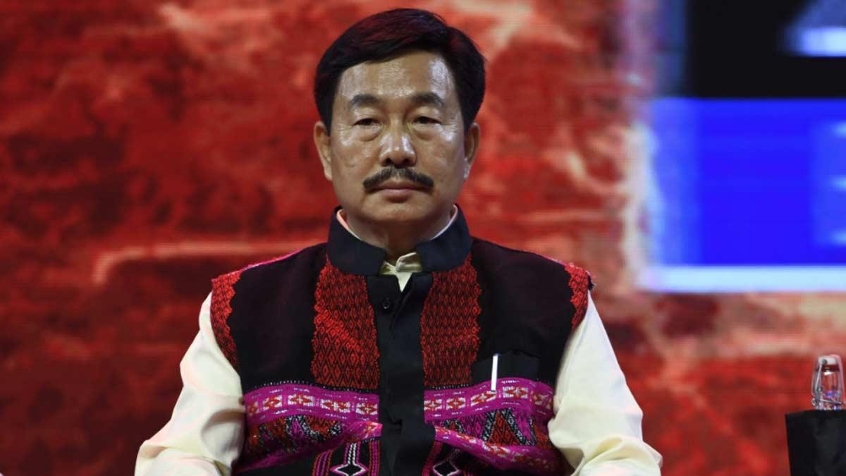 अरुणाचल प्रदेश से लोकसभा सांसद तापिर गाव (फोटो-यासिर इकबाल) 