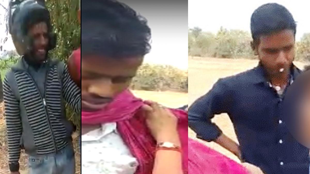 मनचलों ने छात्रा के साथ की बदसलूकी दुपट्टा खींचा (फोटो- वायरल वीडियो ग्रैब)