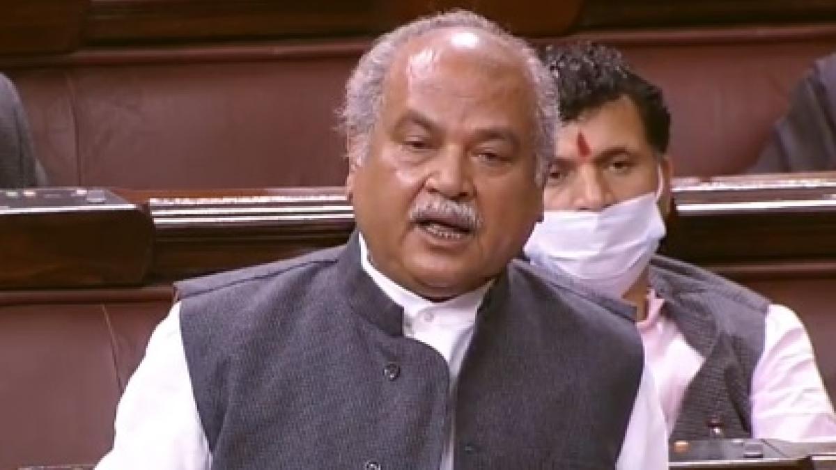 राज्यसभा में कृषि मंत्री नरेंद्र सिंह तोमर का संबोधन