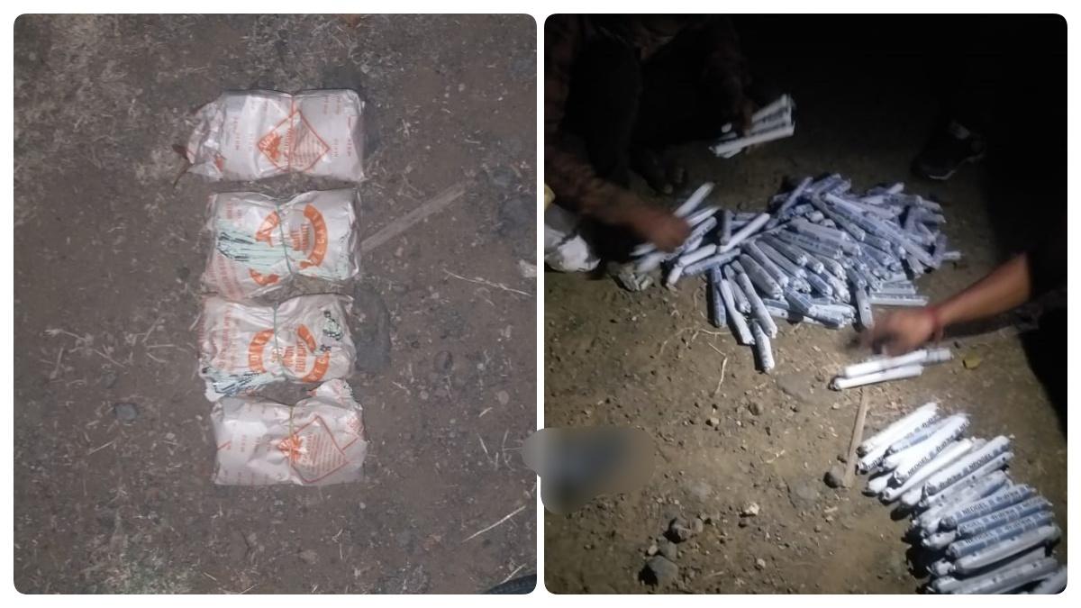 अमरावती में 25 किलो जिलेटिन की छड़ें बरामद 