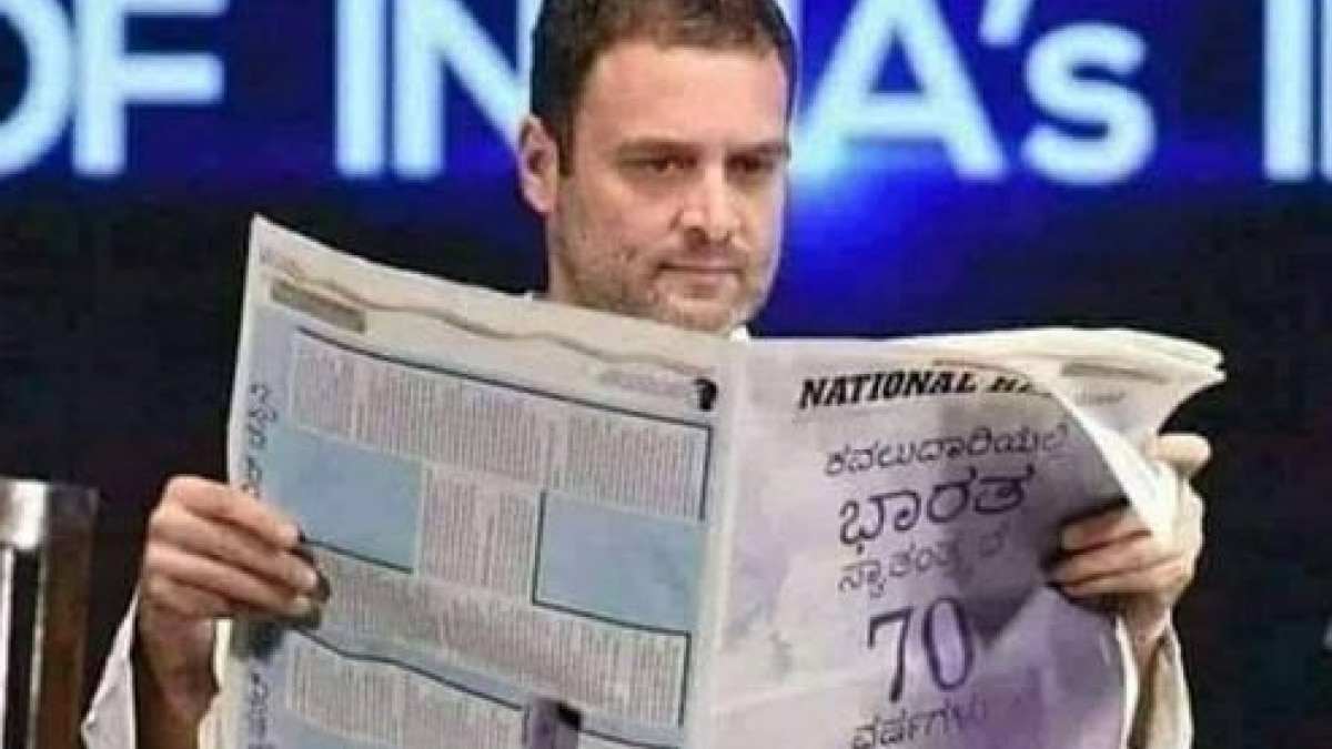 सोशल मीडिया में राहुल गांधी की वायरल यह तस्वीर